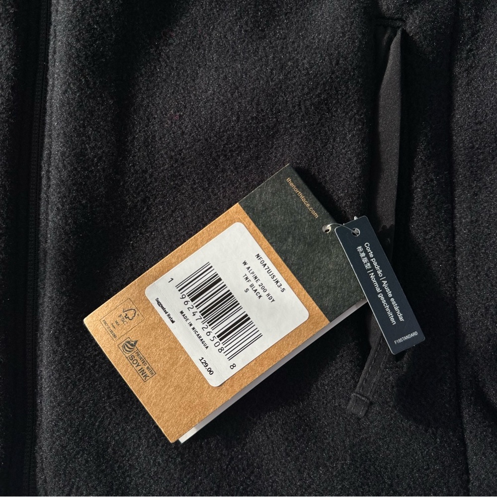 NWT THE NORTH FACE ALPINE POLARTEC 200 FULL ZIP HOODED JACKET - Picture 5 of 10